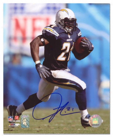 Ladainian Tomlinson San Diego Chargers - With Ball - Autographed 8x10 Photograph