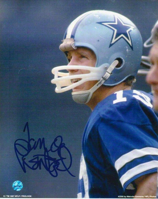 Lance Rentzel Dallas Cowboys Autographed 8x10 Photo On The Sideline