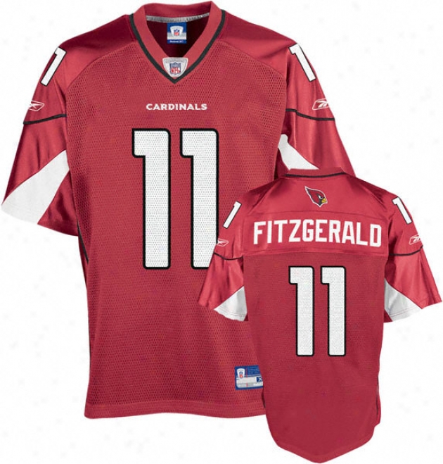 Larry Fitzgerald Red Reebok Nfl Arizona Cardinals Toddler Jersey