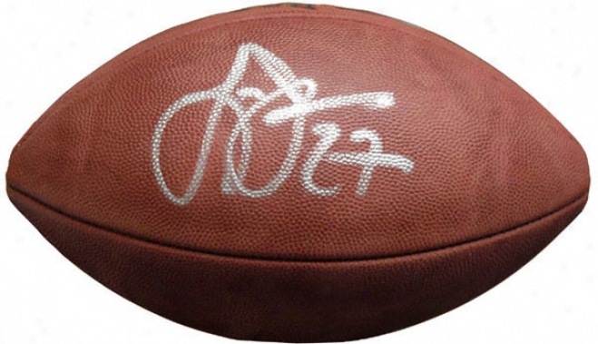 Larry Johnson Autographed Fpotball  Particulars: Pro Football