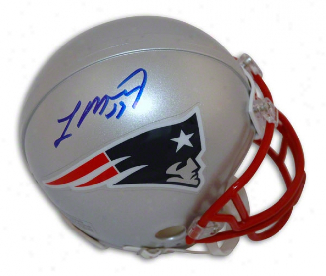 Laurence Maroney New England Patriots Autographed Mini Helmet