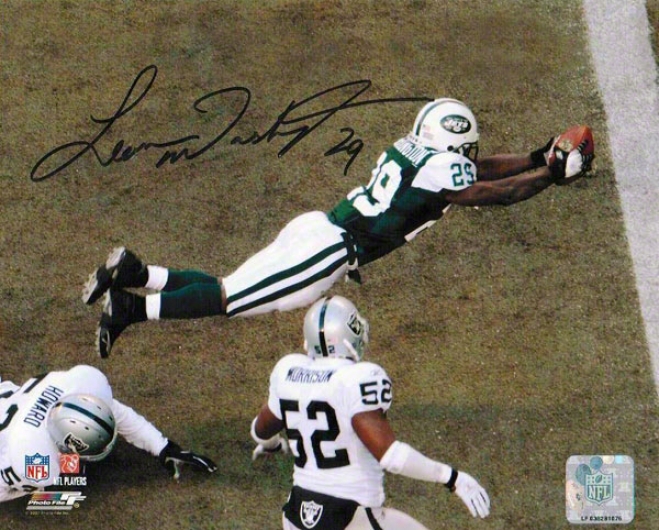 Leon Washington New York Jets Autographed 8x10 Photo