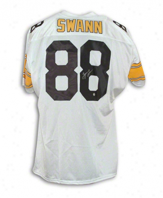 Lynn Swann Pittsburgh Steelers Autographed White Throwback Jersey