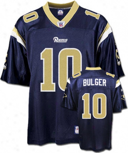 Marc Bulger Youth Jersey: Reebok Navy Replica #10 St. Louis Rams Jersey