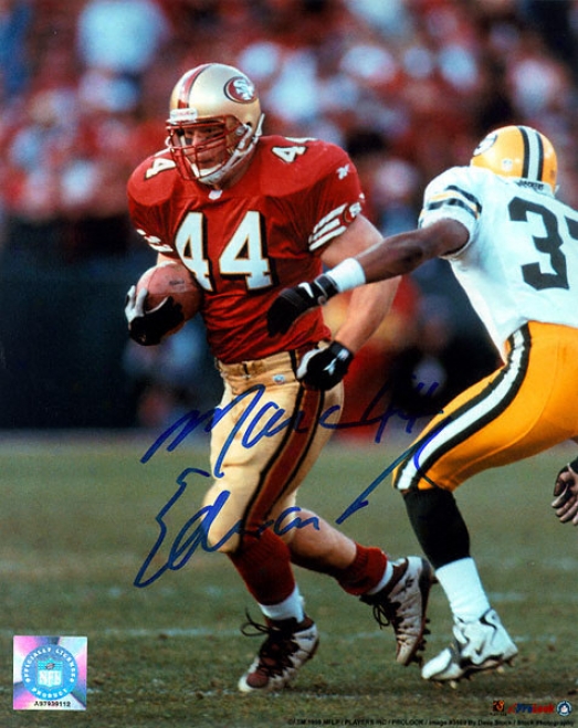 Marc Edwards San Francisco 49ers Autographed 8x10 Photograph