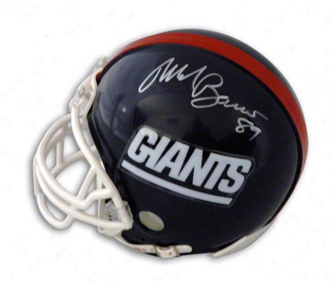 Mark Bavaro New York Giants Autographed Mini Hellnet