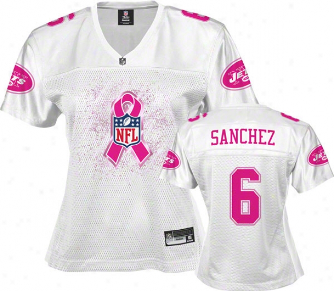 Mark Sanchez New York Jets Women's Breast Cancer Awareness Jresey