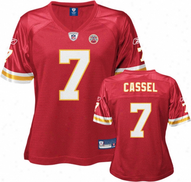 Matt Cassel Ksnsas City Chiefs Women's Red Replica Jersey