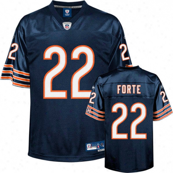 Matt Forte Navy Reebok Nfl Premier Chicago Bears Youth Jersey