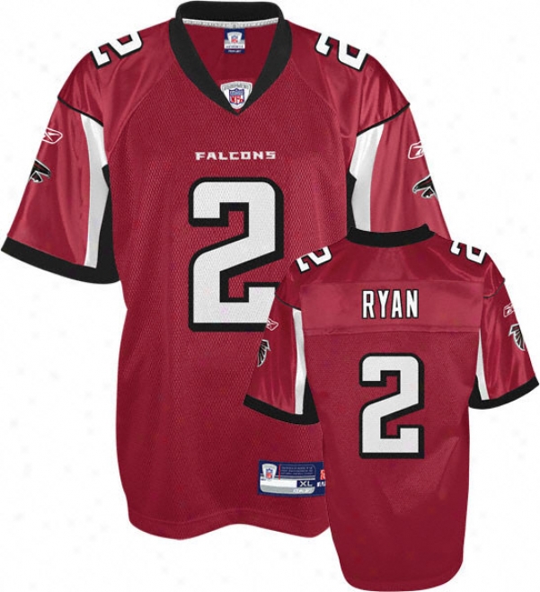 Matt Ryan Jersey: Reebok Red Replica #2 Atlanta Falcons Jersey