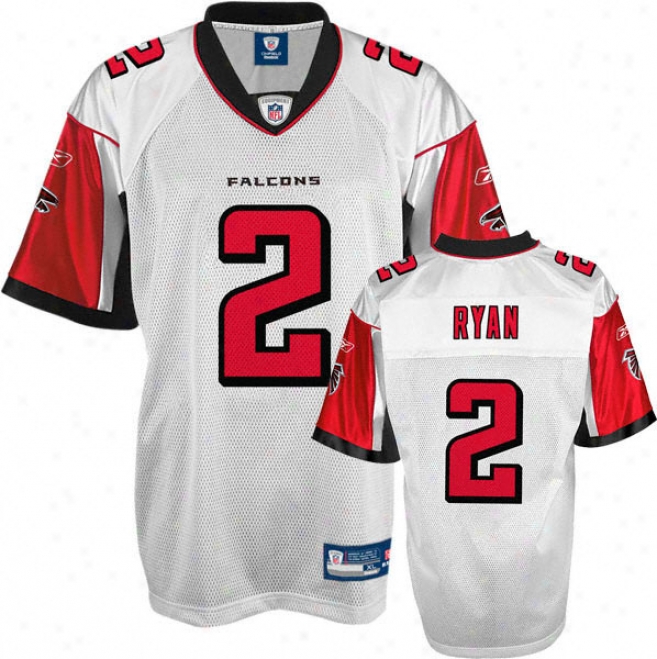 Matt Ryna Jersey: Reebok White Replica #2 Atlanta Falcons Jersey