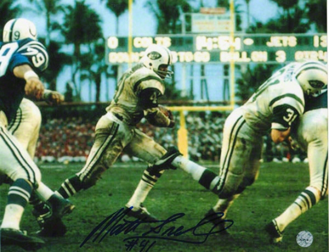 Matt Snell New York Jets Autographed 8x10 Photo