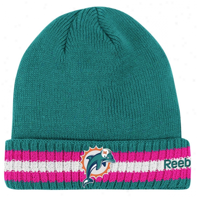 Miami Dolphins 2011 Breast Cancer Awareness Sideline Cuffed Knit Hat