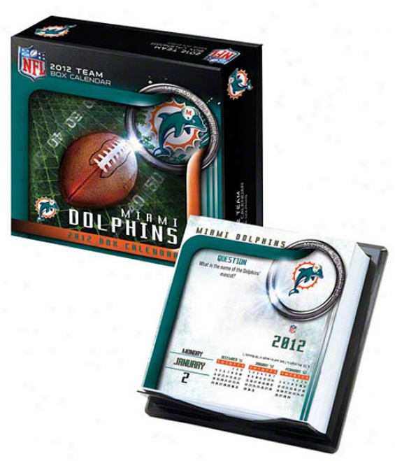 Miami Dolphins 2012 Box Calendar