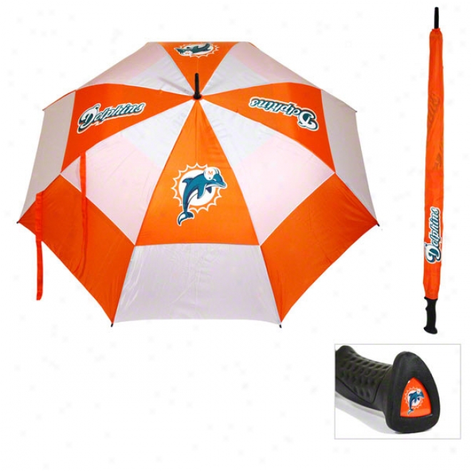 Mkami Dolphins 62'' Double Canopy Umbrella