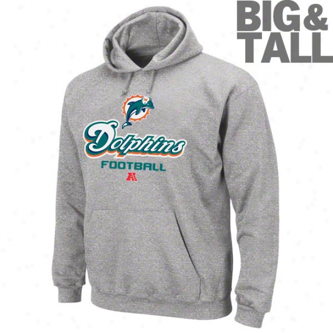 Miami Dolphins Haughty & Tall Critical Victory V Hooded Sweatshirt