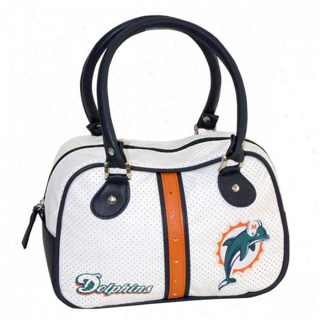 Miami Dolphins Bowler Bag Purse