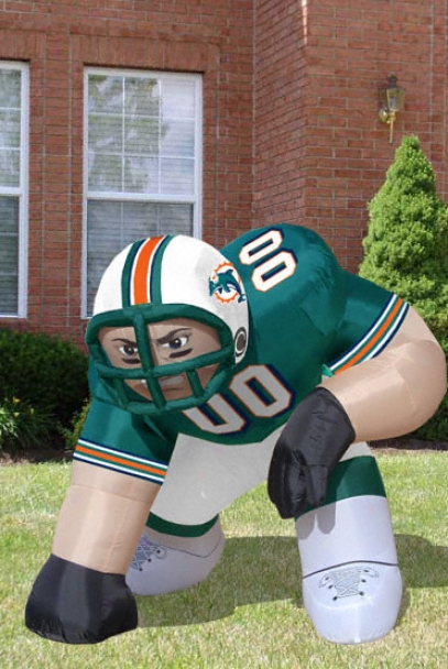 Miami Dolphins Bubba Inflatable Lawn Figurine