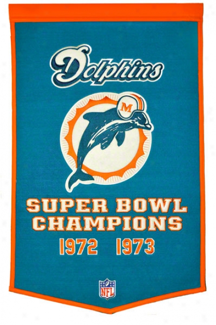 Miami Dolphins Dynasty Banner