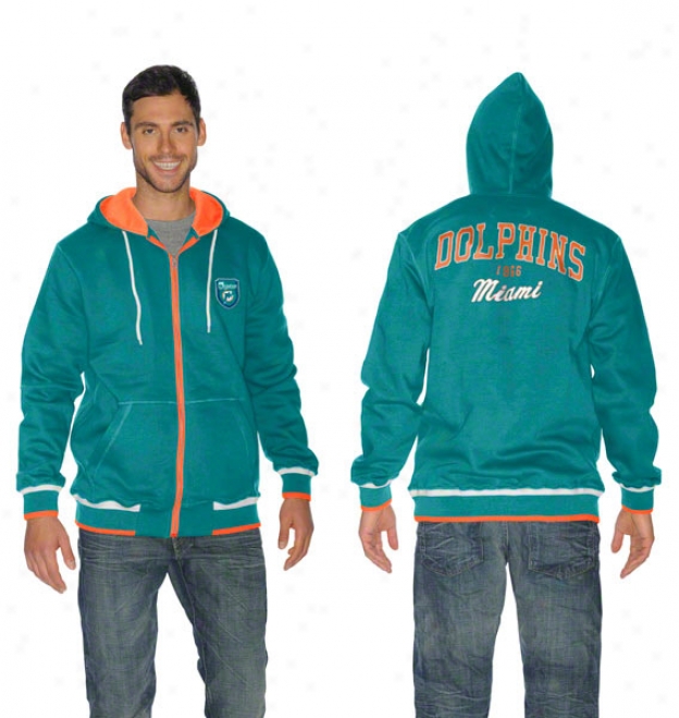 Miami Dolphins First Pick Full-zip Hooded Sweatshirt