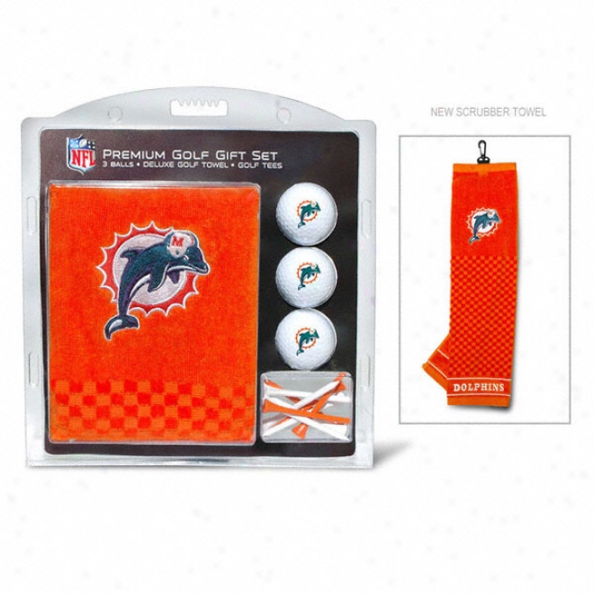 Miami Dolphins Golf Gift Set