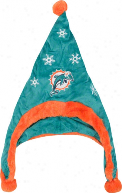 Miami Dolphins Holiday Dangle Hat