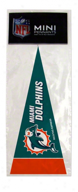 Miami Dolphins Mini Pennant Set: 8-pack