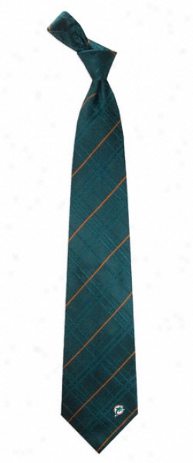 Miami Dolphins Oxfor dWoven Tie