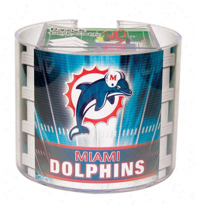 Miami Dolphins Paper & Desk Caddy