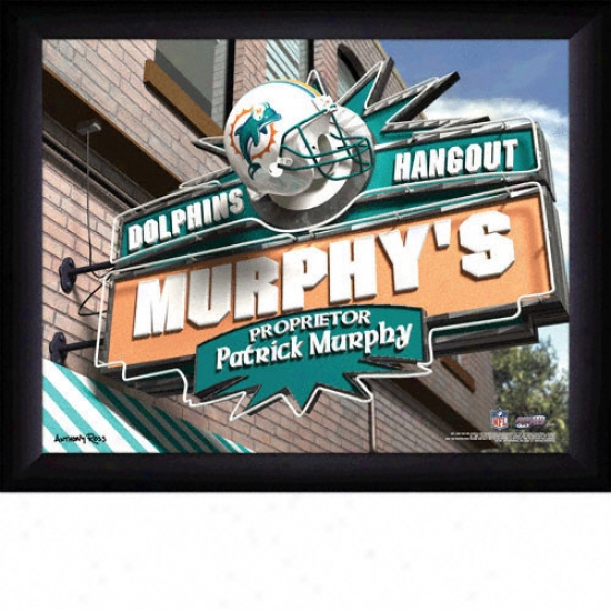 Miami Dolphinq Personalized Sports Pub Print