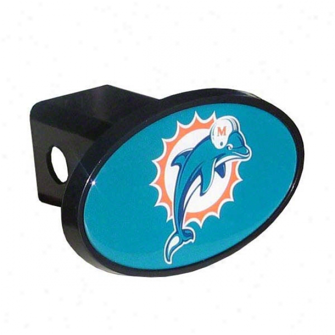 Miami Dolphins Plastic Hitch Cover