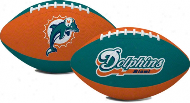 Miami Dolphins &quohail Mary&quot Youth Size Football