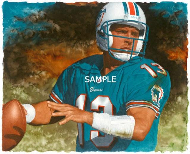 Miami Dolphins - &quotmarino&quot - Wall - Unframed Giclee
