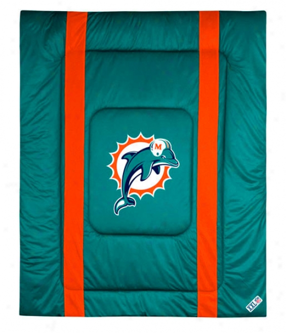 Miami Dolphins Sideline Full/queen Comforter