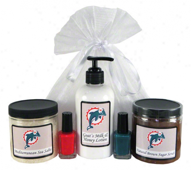 Miami Dolphins Spa Gift Set