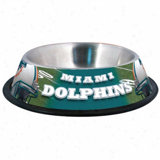 Miam Dolphins Unsullied Armor Dog Bowl