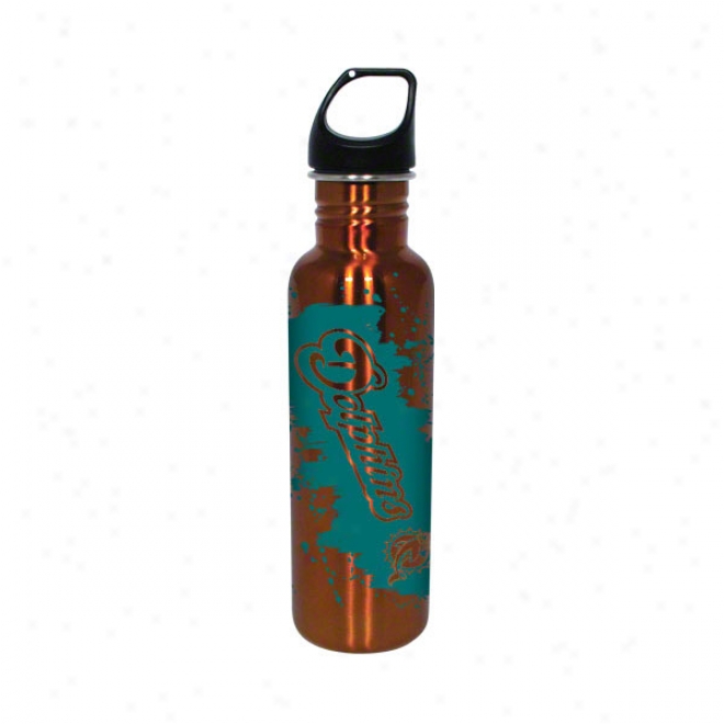 Miami Dolphins Stainless Steel Take in ~ Bottle