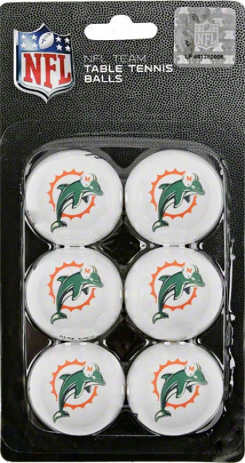 Miami Dolphins Table Tennis Balls