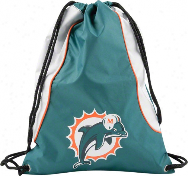 Miami Dolphins Teal Central line Backsack
