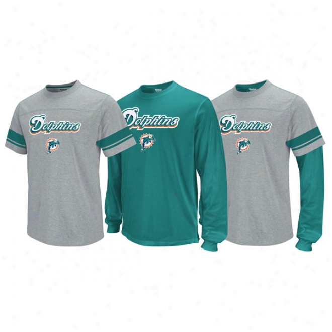 Miami Dolphins Toddler Option 3-in-1 T-shirt Combo Pack