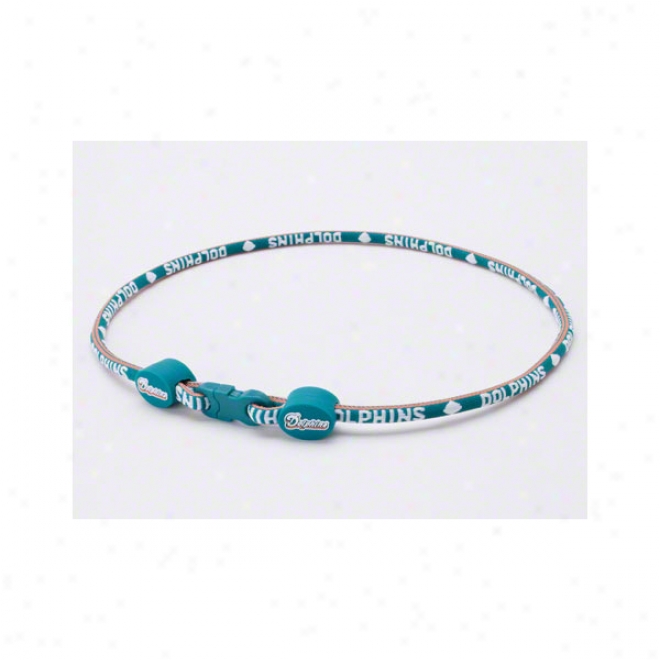 Miami Dolphins Youth Titanium Necklace