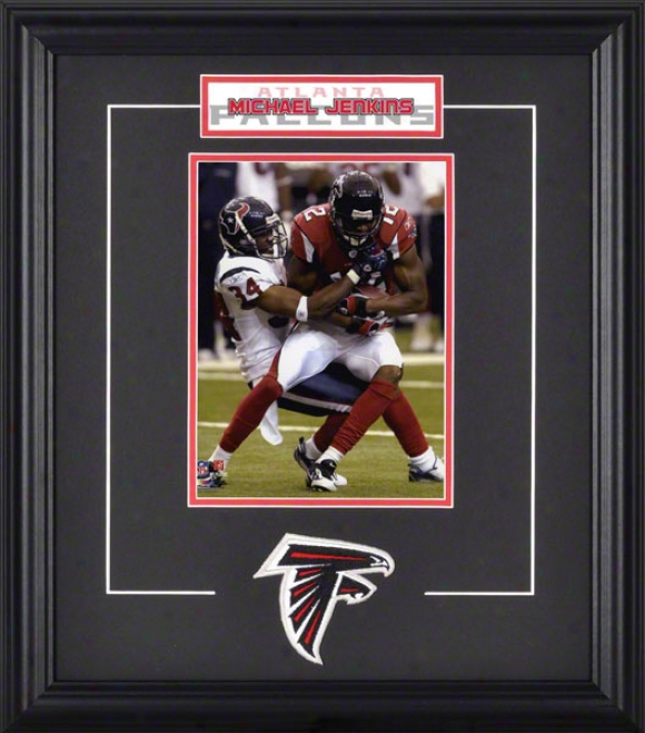 Michael Jenkins Framed 6x8 Photograph With Team Logo & Plate