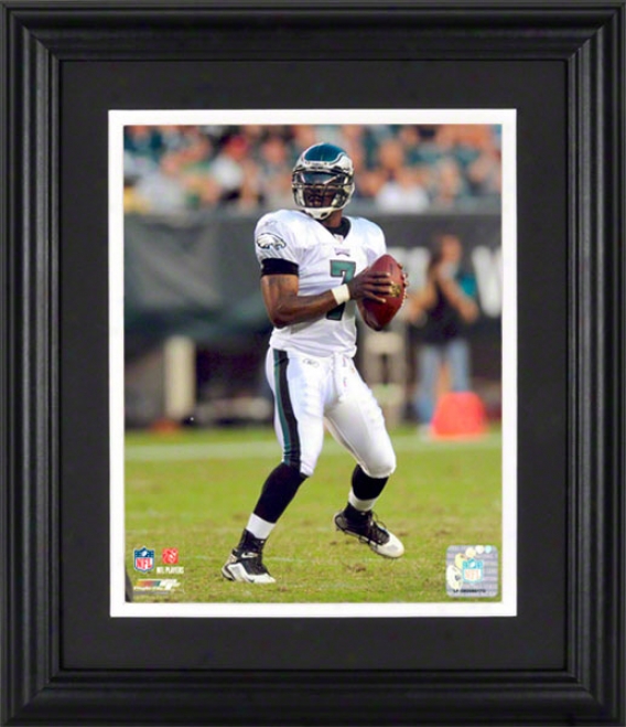 Michael Vick Framed Unsigned Photograph  Details: Philadelphia Eagles, 8x10