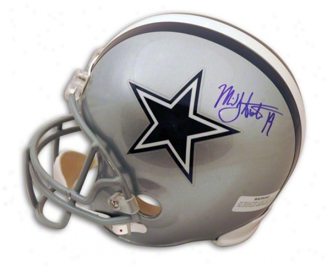 Miles Austin Dallas Cowboys Autographed Replica Full Size Helmet