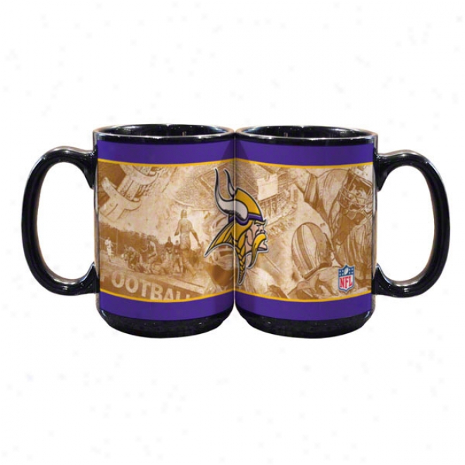 Minnesota Vikings 15oz. Nostalgic Mug