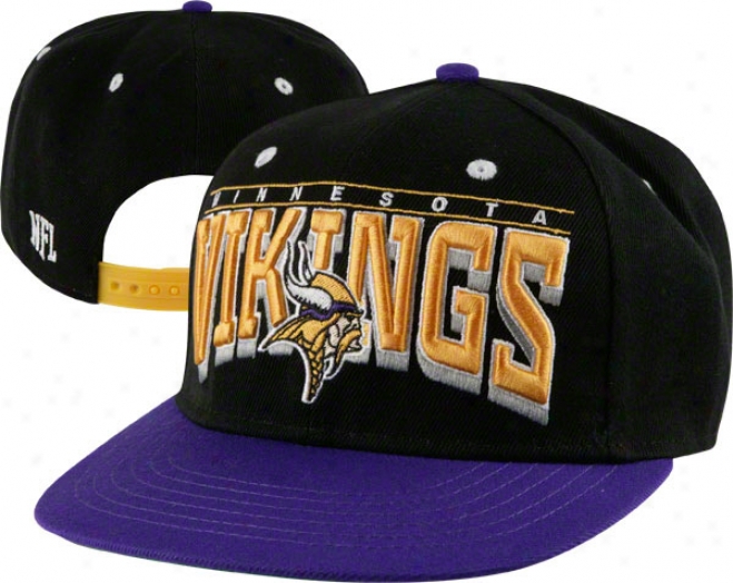 Minnesota Vikings 2 Tone Hard Knocks Snapback Hat