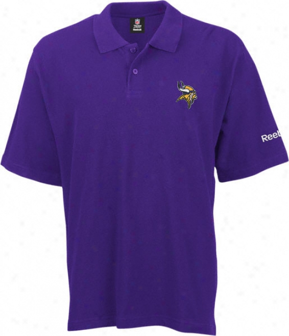 Minnesota Vikings 2011 Purple Ra Polo