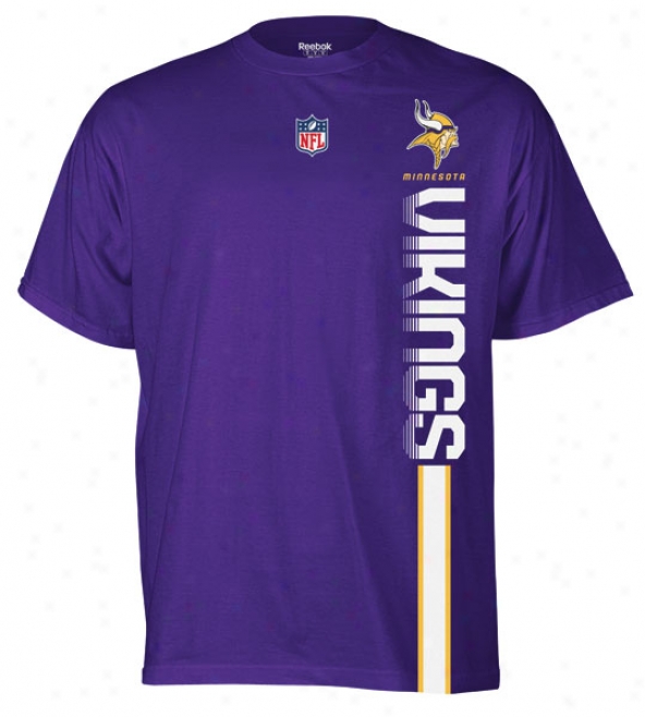 Minnesota Vikings 2011 Sideline Power Left Purple T-shirt