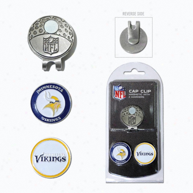 Minnesota Vikings Ball Marker Cap Clip