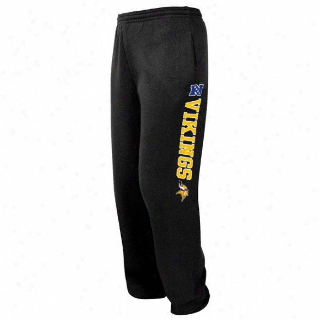 Minnesota Vikings Black Critical Victory Iv Fleece Pant